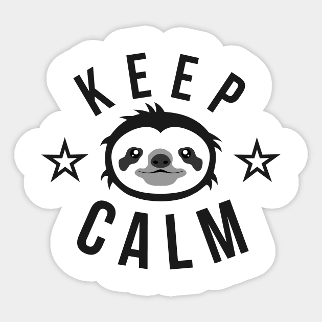 Keep calm Sticker by karlangas